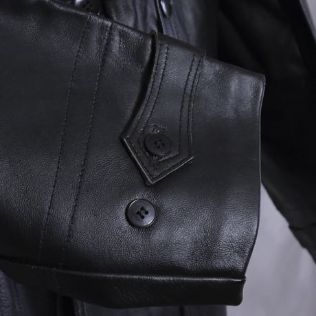 30s French Vintage Leather Jacket (Corbusier Jacket)  Dead Stock