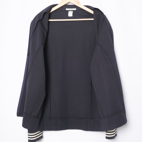 70s Vintage adidas Knit Track Jacket Navy