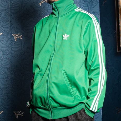 70-80s Vintage adidas Ventex Track Jacket Green (Made in France)