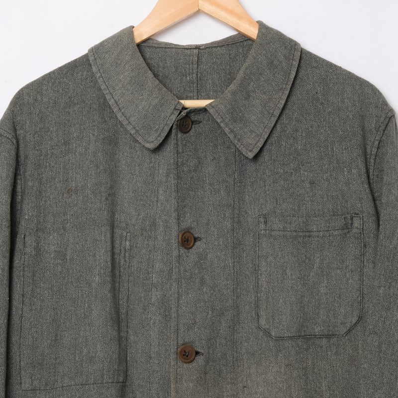 30-40s French Vintage VETRA Black Chambray Atel 30-40s French Vintage VETRA Black Chambray Atel