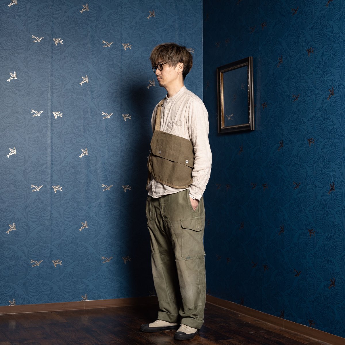 40s French Army Bread Bag (Linen) Dead Stock 2