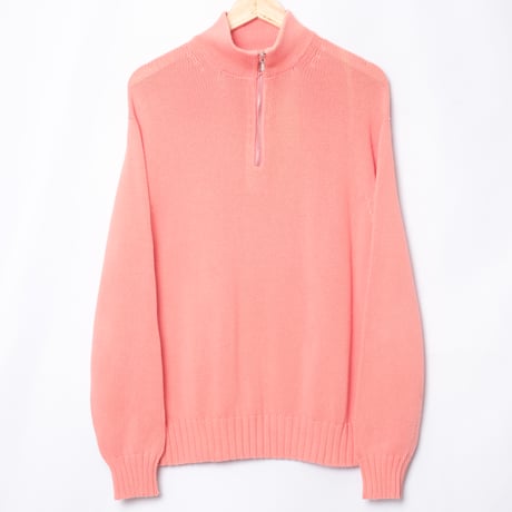 00s- Turnbull&Asser Cotton Knit Sweater（Made in Scotland)