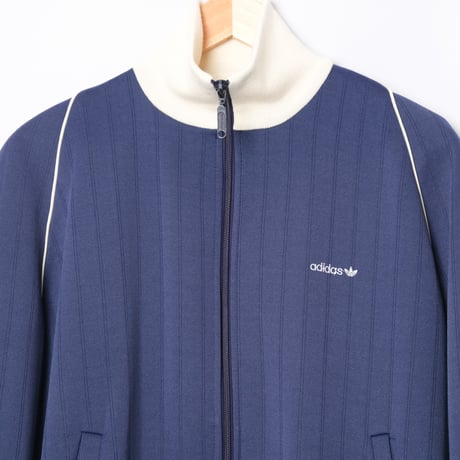 80s Vintage adidas Track Jacket Navy × Ivory (Made in West Germany)