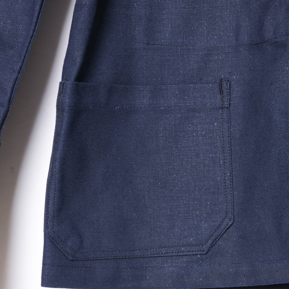 フレンチビンテージ メティス パンツ AU MOLINEL コットン リネン 1940's indigo linen maquignon work trousers 