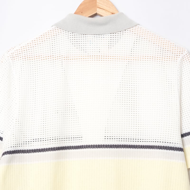 70s Made in France adidas ポロシャツ 切替デザイン 70-80s Vintage adidas Ventex Half Sleeve Polo S