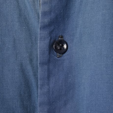 40-50s French Vintage Blue Cotton Granpa Shirts