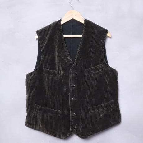 30-40s French Vintage  Corduroy Vest