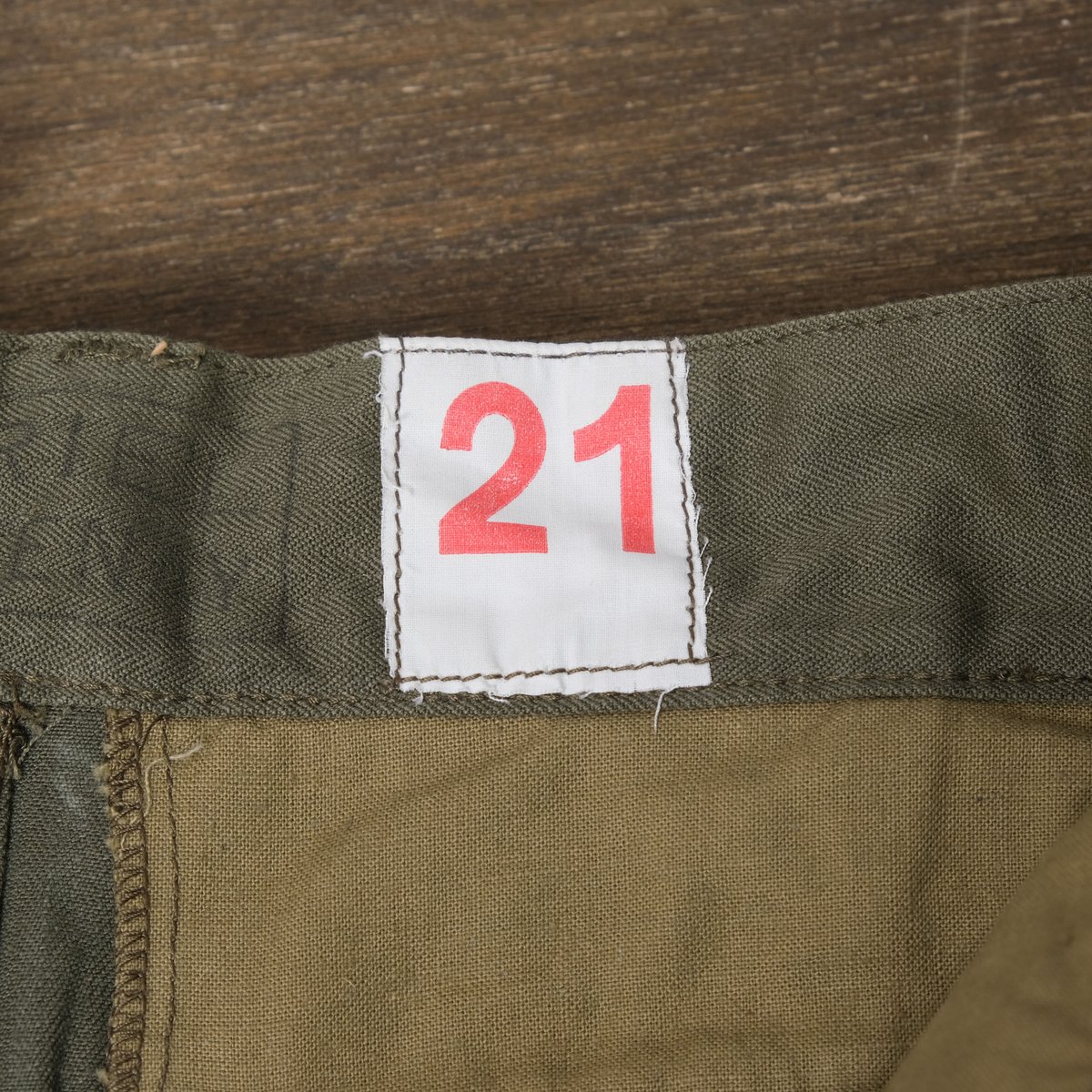 French Army M47 Trousers Late Size 21 Deadstock...