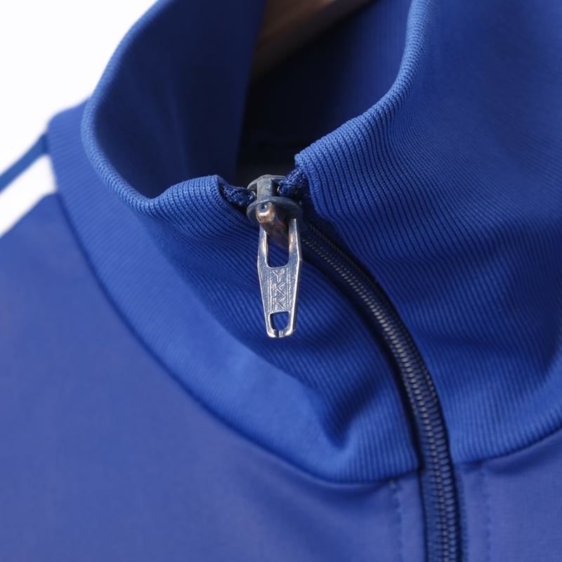 70s Vintage adidas Track Jacket Blue × White (M