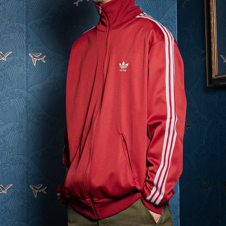 80s Vintage adidas Ventex Track Jacket Bordeaux (Made in France) Size192