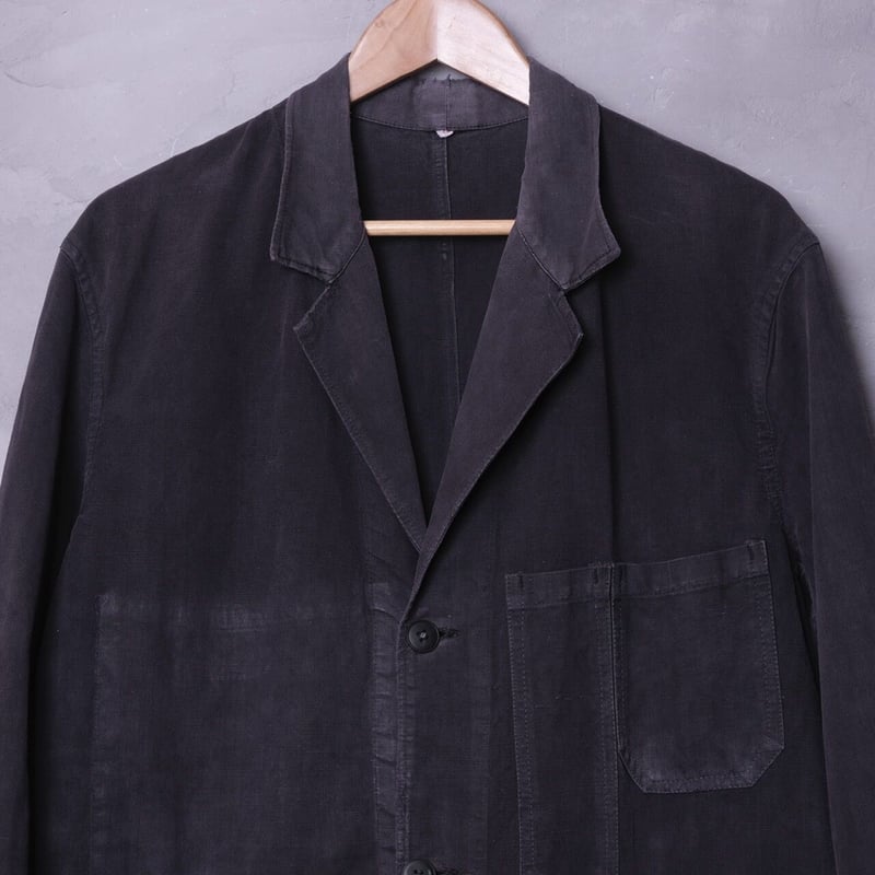 40-50s France Vintage VETRA Black Linen (Metis) 40-50s France Vintage VETRA Black Linen (Metis)