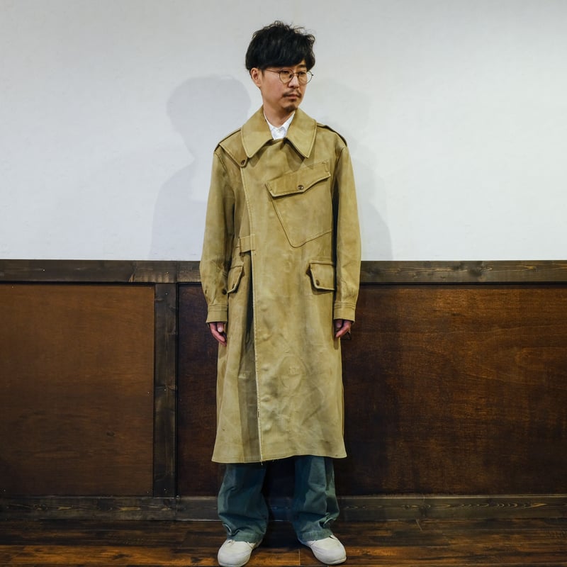 40s British Army Dispatch Mortorcycle Coat | Ug...