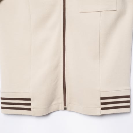 70-80s Vintage adidas Knit Jacket Beige