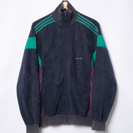 80s Vintage adidas Ventex Track Jacket Model Challenger Navy × Green