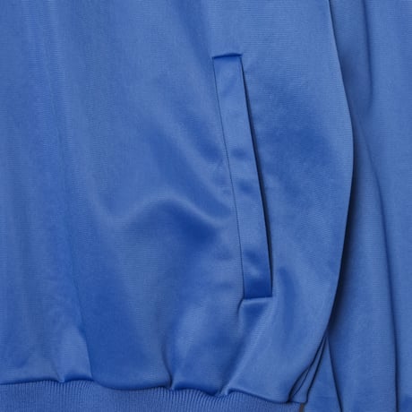 70-80s Vintage adidas Collarless Track Jacket Blue（Made in U.S.A.）
