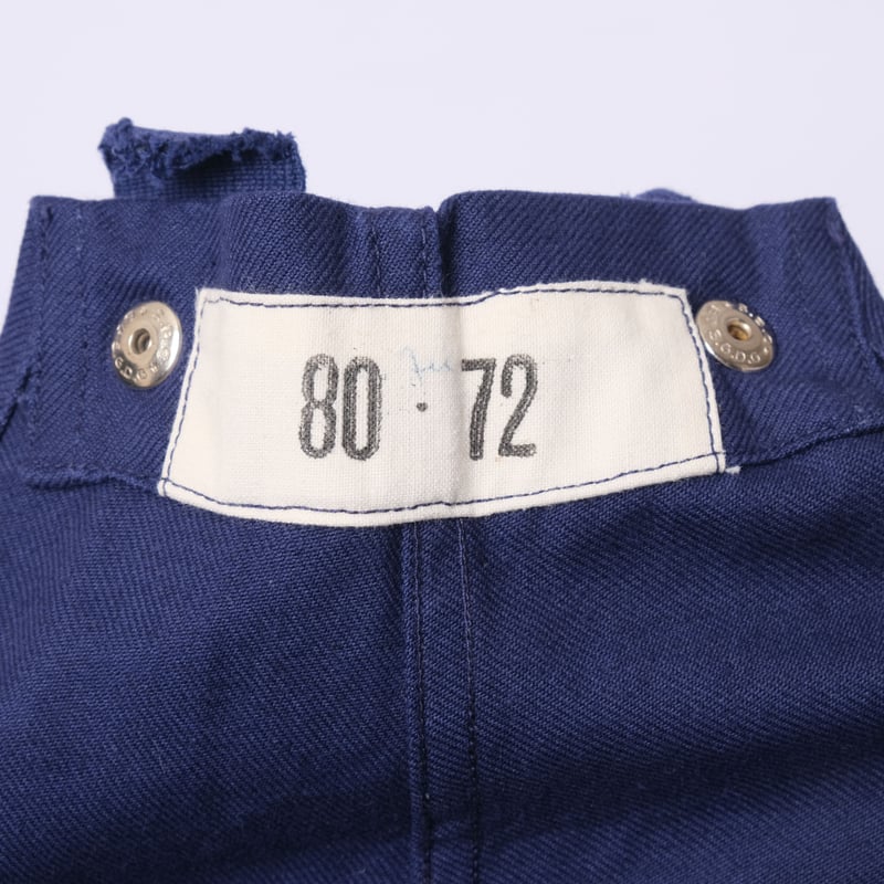 フランス軍 オーバーオール　92/80　　ヴィンテージ（デッドストック） フランス軍デッキパンツ［Dead Stock］ - Fresh Service