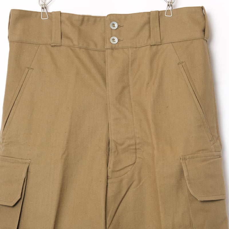 French Army M47 Trousers Early Metal Buttons Si