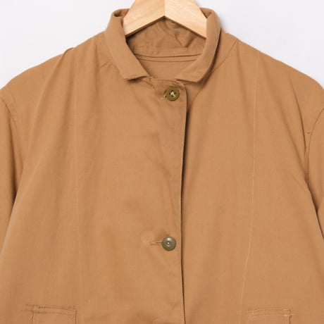 40s British Army Women´s Land Army 3/4 Coat Size Large Dead Stock Brown