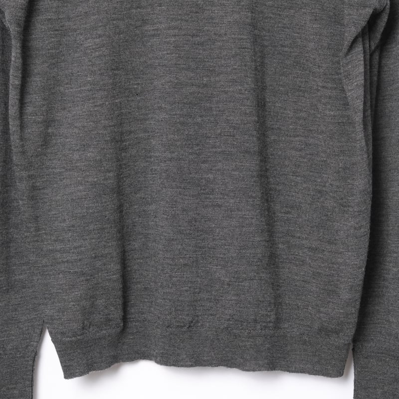90s JOHN SMEDLEY Merino Wool Knit Pullover（Made