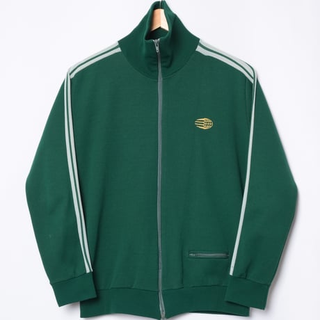 60s Vintage adidas Ventex Track Jacket Late World Mark Green (Made in France)