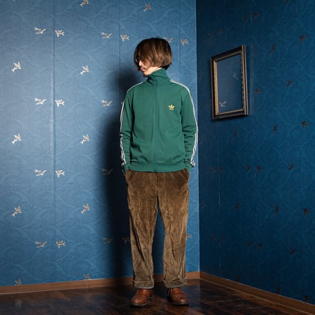 70s Vintage adidas Ventex Track Jacket Green (Made in France)