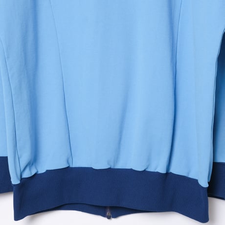 70s Vintage adidas Track Jacket Light Blue × Navy (Made in West Germany)