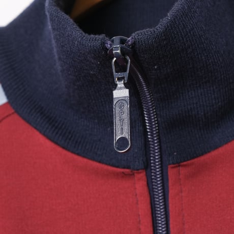 80s Vintage adidas Track Jacket Navy × Bordeaux (Made in Hungaria）