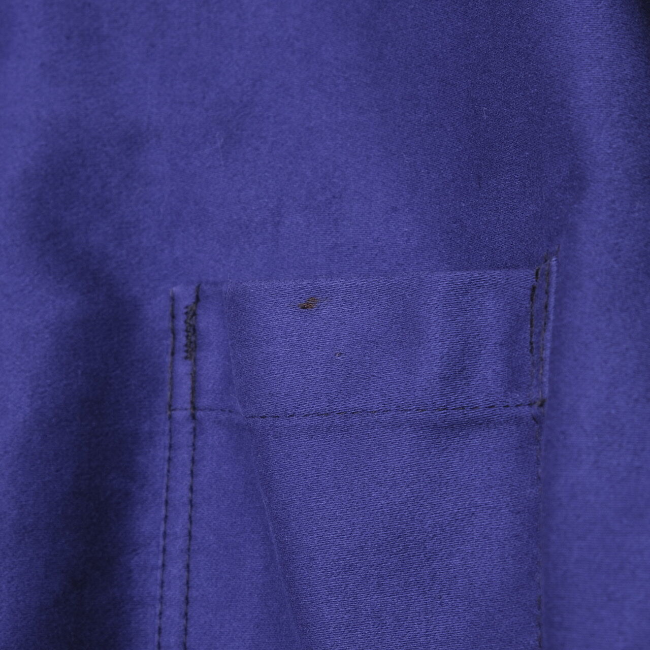 50-60s BARBE BLEUE Blue Moleskin Jacket Dead S