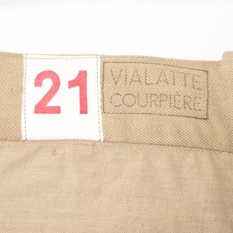 French Army M52 Chino Trousers Late Size 21 Dead Stock