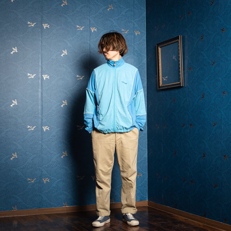 90s Vintage adidas Velours Track Jacket Light B 90s Vintage adidas Velours Track Jacket Light B