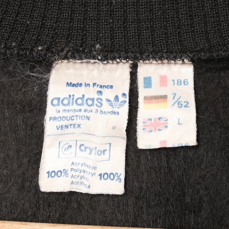 70-80s Vintage adidas Ventex Knit Black (Made in France)