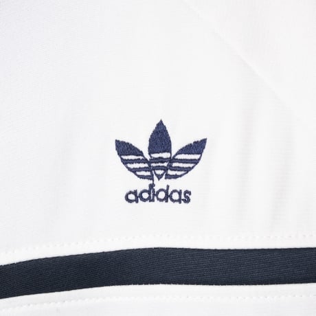 70-80s Vintage adidas Ventex Track Jacket Model First White × Navy (Made in France)