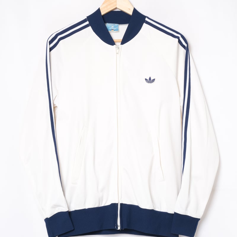 70-80s Vintage adidas ATP Track Jacket White ×