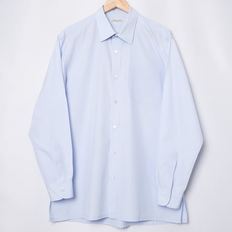 00s- Charvet Cotton shirt Blue（Made in France）