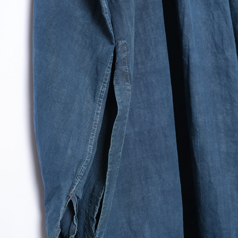 30s France Antique Indigo linen Biaude (Fullop