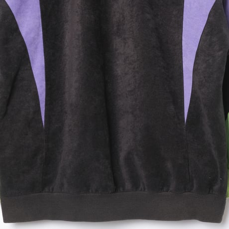 90s Vintage adidas Track Jacket Vintage adidas Black × Purple × Light Green (Made in France)