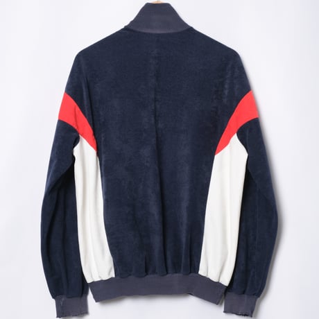 80s Vintage adidas Ventex Track Jacket Model Challenger Navy × Red (Made in France)186