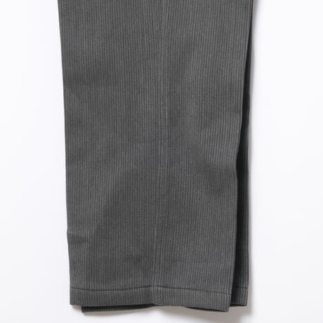40-50s France Vintage Gray Cotton Pique Hunting Trousers Dead Stock