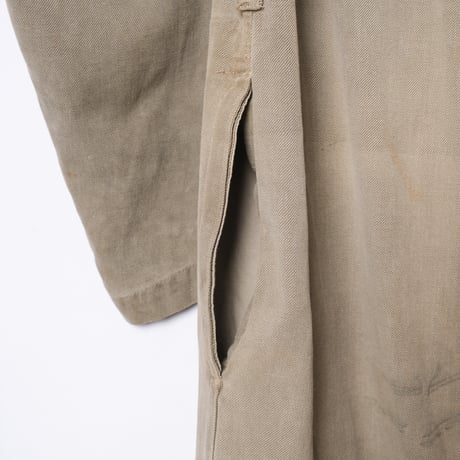 30-40s France Vintage LABOR Gray Cotton Twill All ln One