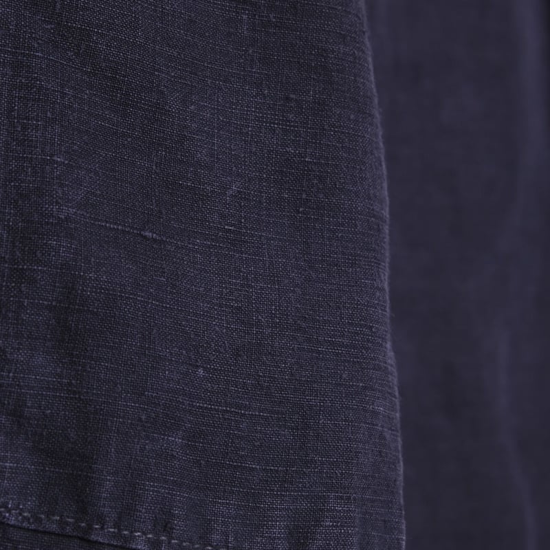 40-50s France Vintage Au MOLINEL Black Linen