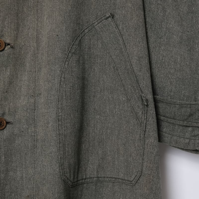 30-40s French Vintage VETRA Black Chambray Atel 30-40s French Vintage VETRA Black Chambray Atel