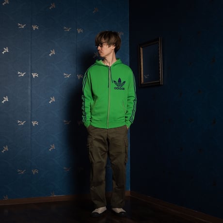 70s-80s Vintage adidas Parker Green (Made in France)