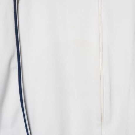 60s Vintage adidas Ventex Track Jacket Early World Mark  Ivory × Blue (Made in France)