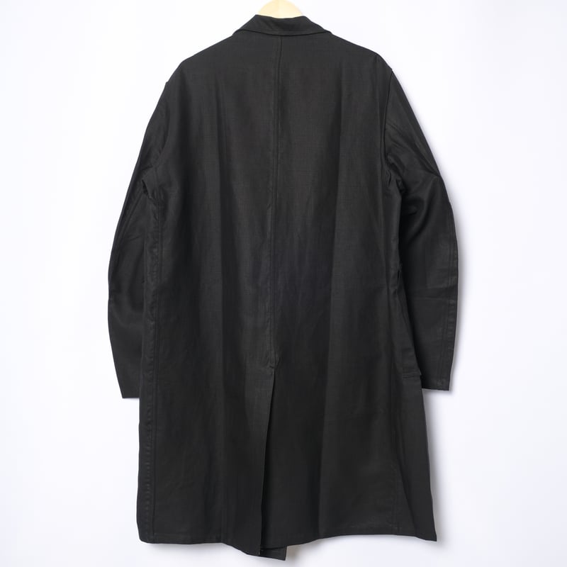 40s France Vintage Au Molinel Black Linen Maqui