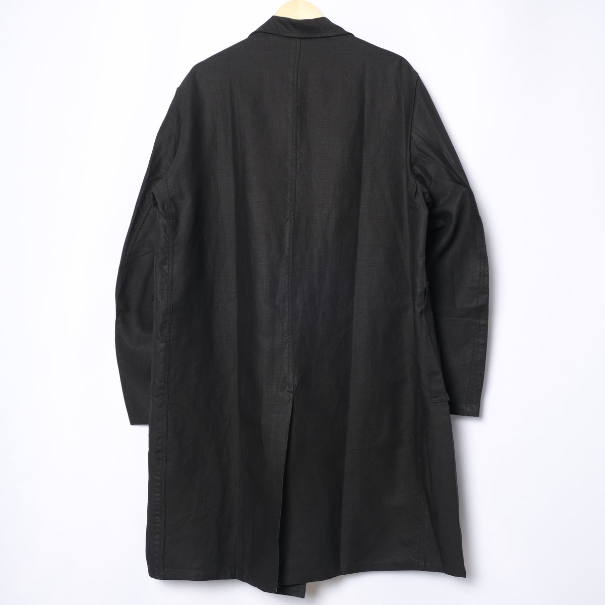 40s France Vintage Au Molinel Black Linen Maqui