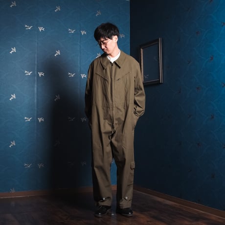 50s French Vintage Cotton Canvas Mechanic Suits