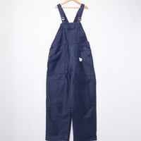 30-40s Adolphe Lafont Blue Moleskin Work Overalls Dead Stock