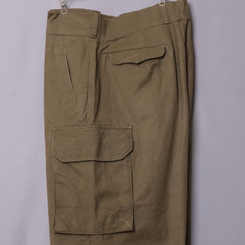 【美品】OLD FRENCH ARMY M47 TROUSERS SIZE 33 French Army M47 Trousers Early 比翼 Size 33 | Ugl