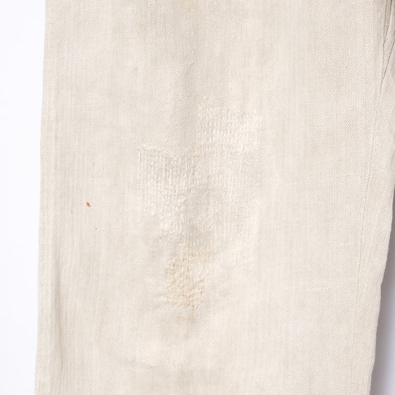 30s French Army Linen HBT Bourgeron Trousers 2 30s French Army Linen HBT Bourgeron Trousers 2
