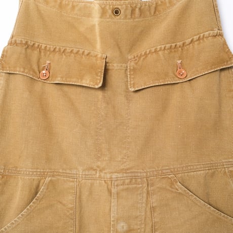 30-40s France Adolphe Lafont Vintage Cotton Linen Overalls